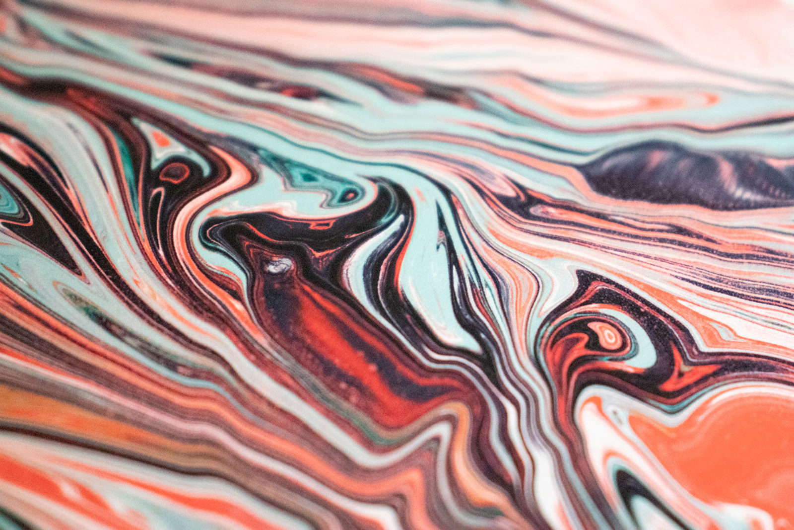Marbling print